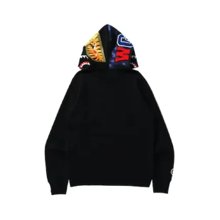 BAPE Color Camo Shark Full Zip Hoodie (SS23) – Black